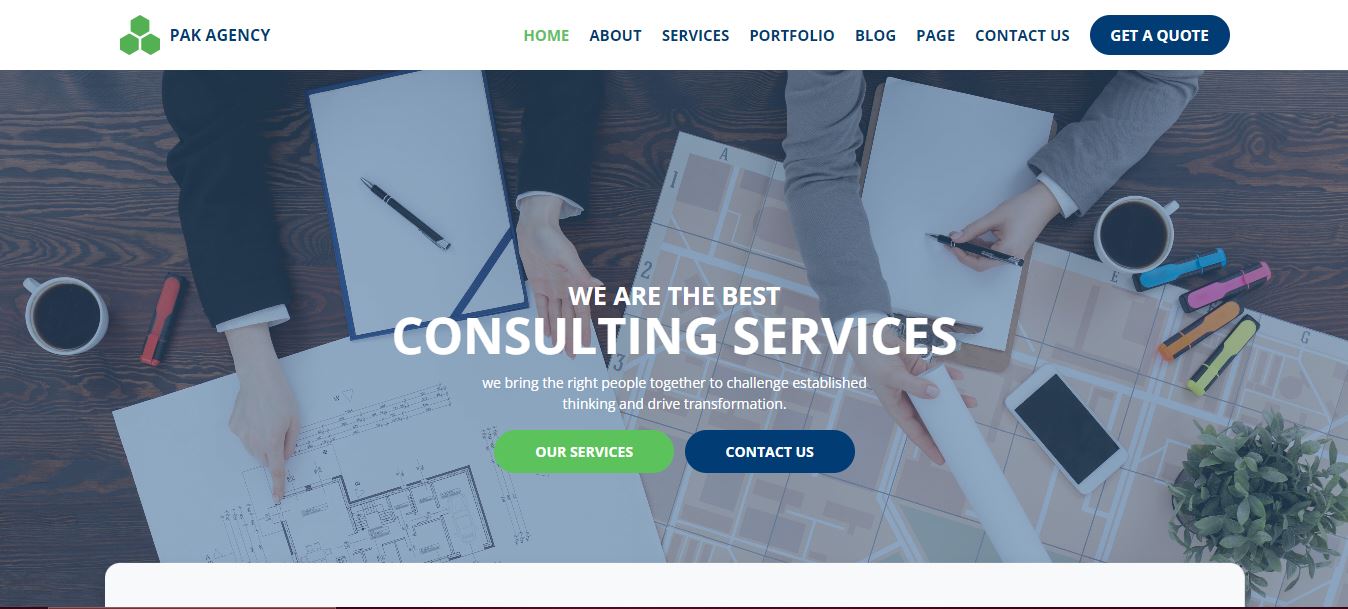 preview agency website